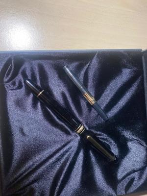 Stilou Montblanc Meisterstuck Solitaire 144 negru 14K - imagine 8