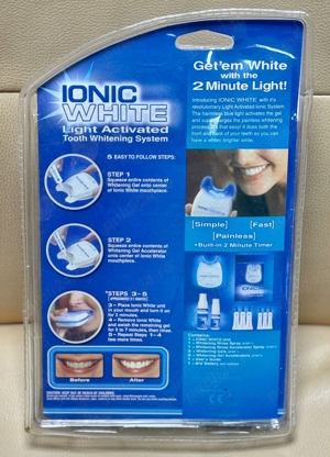 Sistem de albire a dinților activat cu lumină albă ionică - imagine 2