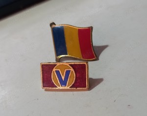 pin și baretă tricolore, pentru purtat sau colecționat - imagine 2