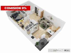 Apartament FARA COMISION cu 3 camere 66 mpu balcon Doamna Stanca Sibiu - imagine 7