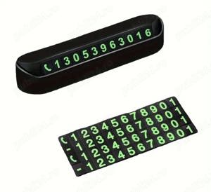 Suport auto numar telefon parcare temporara - imagine 3