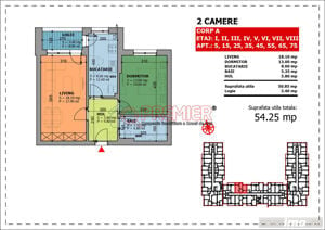 Brancoveanu - Turnu Magurele vanzare 2 camere - imagine 4