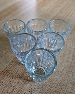 6 pahare mici sticla shot   tarie - imagine 2