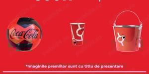 Set coca cola de colecție cu minge