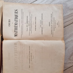 Curs de matematica 1876 si Curs de mecanica in limba franceză  - imagine 3