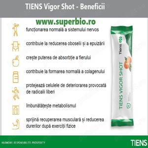 TIENS Vigor Shot (vit.C lipozomala, 15 pliculete cutie) - imagine 2