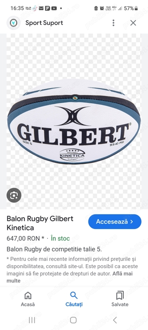 Minge Rugby Gilbert KINETICA - imagine 3