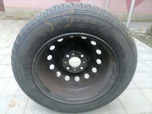 Vând 5 jante otel 175/65r14 echipate cu anvelope Iarnă Tigar winter 1 folosite 