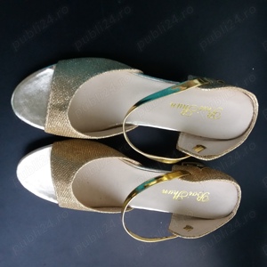 Sandale aurii măsura 37 38	