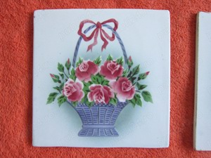 rar placa ceramica portelanata Geo Schmider tile 1912 Germany - imagine 5