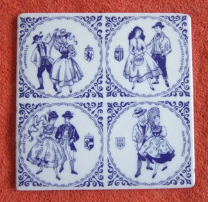 placa ceramica vintage colectie fabricata in Italia