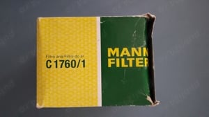 Filtru Aer Mann Filter C 1761/1 pentru Peugeot 306, Grand Raid, Partner, Citroen Xsara, Berlingo
