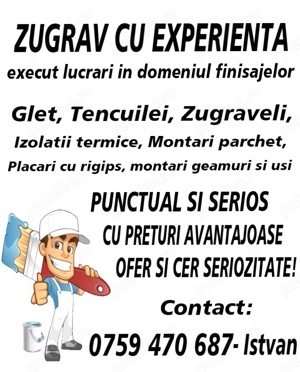 Zugrav cu experiență 