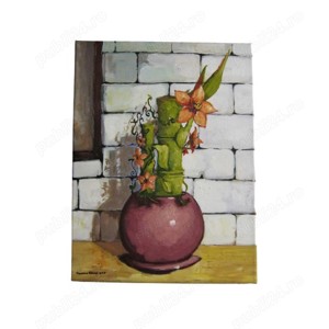 Tablouri flori pictate manual