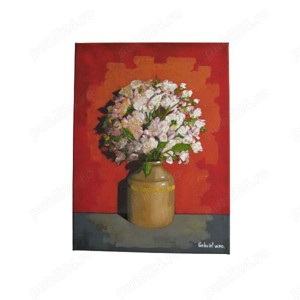 Tablouri flori pictate manual - imagine 9