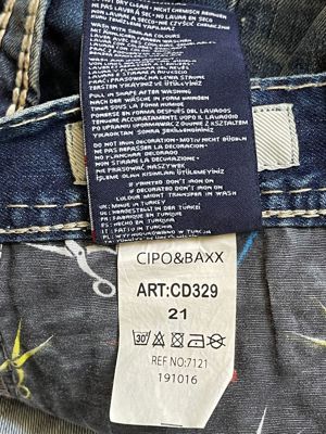 Blugi prespalati barbati regular fit Cipo&Baxx - imagine 9