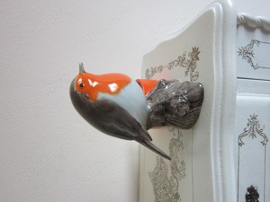 Pasare Robin cu suport lumanare made UK - imagine 6