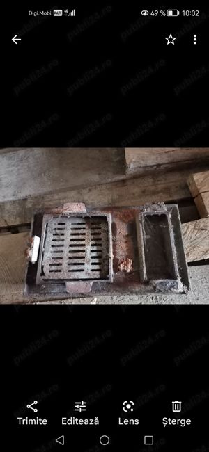 Vand ușa soba dubla fonta - imagine 2