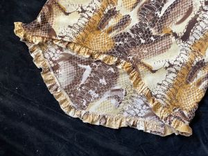 Rochie midi sexy imitatie piele sarpe reptile elastica mulata - imagine 6