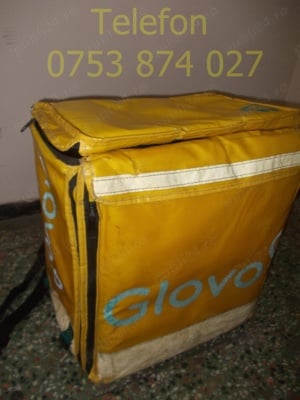 Genti Rucsac Glovo 49 Lei geanta mare ghiozdan cutie lada frigorifica pt transport alimente bauturi