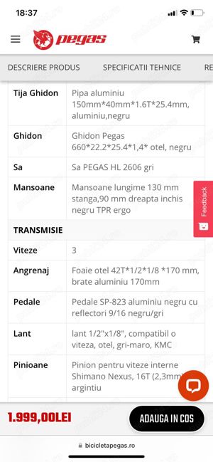 Vand  bicicleta Pegas dama - imagine 5