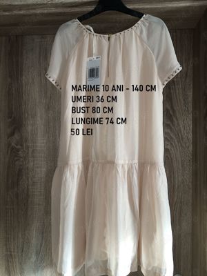 Rochita Mango 10 ani, rochita 12 si 14 ani, tricouri pantaloni 16 ani - imagine 4