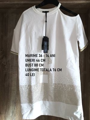 Rochita Mango 10 ani, rochita 12 si 14 ani, tricouri pantaloni 16 ani - imagine 6