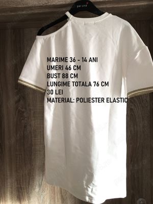 Rochita Mango 10 ani, rochita 12 si 14 ani, tricouri pantaloni 16 ani - imagine 5