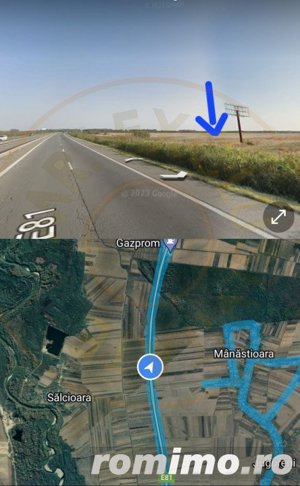 Teren Autostrada A1 24ha pentru balastiera