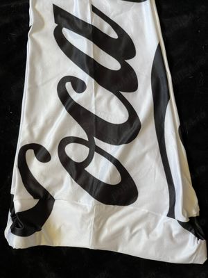 Colanti elastici sport albi logo negru - imagine 3