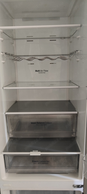 Piese de combina frigorifica LG defecta, sertare rafturi diverse  - imagine 5