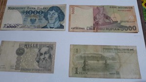 Bancnote vechi ,circulate,pentru colectie - imagine 5