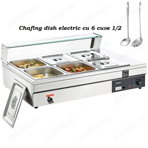 Chafing dish electric cu 6 cuve de inchiriat