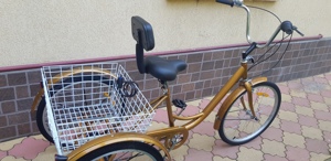 Bicicletă cu 3 roți și 6 viteze, pt. adulti unisex