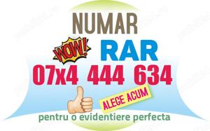 Numar RAR cu multi de 4 - 07x4.444.634 - Platina Aur Gold Special numere cartela usoare frumoase VIP