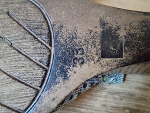  Sandale de dama - din piele naturala, multicolore, marimea 38 - imagine 4