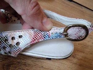  Sandale de dama - din piele naturala, multicolore, marimea 38 - imagine 5