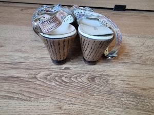  Sandale de dama - din piele naturala, multicolore, marimea 38 - imagine 7