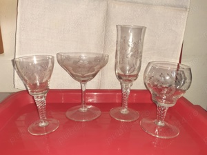 pahare gravate 4 seturi diferite