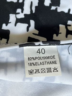 Costum de baie dama intreg sexy alb negru - imagine 7