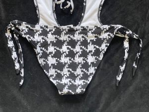 Costum de baie dama intreg sexy alb negru - imagine 6