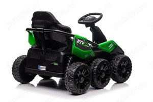 UTV electric pentru 2 copii Kinderauto MoonRider 6x6 180W 24V, Verde - imagine 5