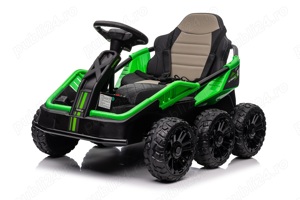 UTV electric pentru 2 copii Kinderauto MoonRider 6x6 180W 24V, Verde