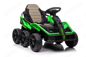 UTV electric pentru 2 copii Kinderauto MoonRider 6x6 180W 24V, Verde - imagine 6