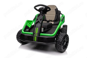 UTV electric pentru 2 copii Kinderauto MoonRider 6x6 180W 24V, Verde - imagine 8