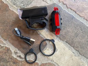 lumini bicicleta usb - imagine 3