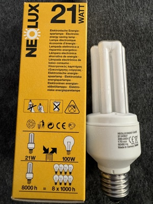 Bec economic NEOLUX 21W lumina calda echivalent becuri 100W - imagine 3