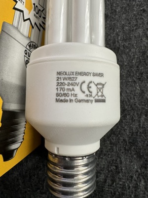 Bec economic NEOLUX 21W lumina calda echivalent becuri 100W - imagine 4