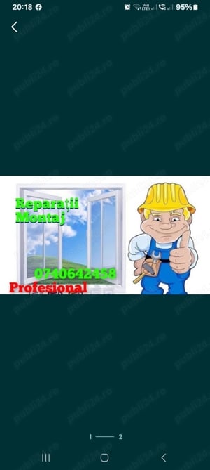 montaj termopane reparații 