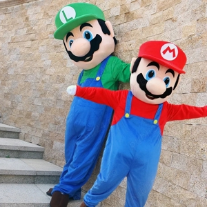 Costume Cosplay Mascote Super Mario si Luigi, Evenimente, petreceri, carnaval, nou - imagine 3